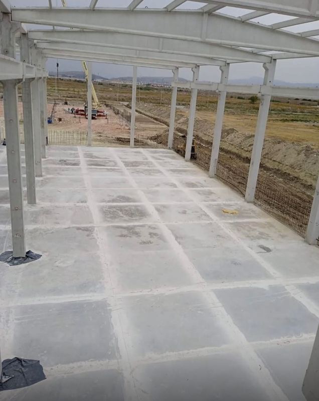 Perdahlı beton yüzey uygulaması