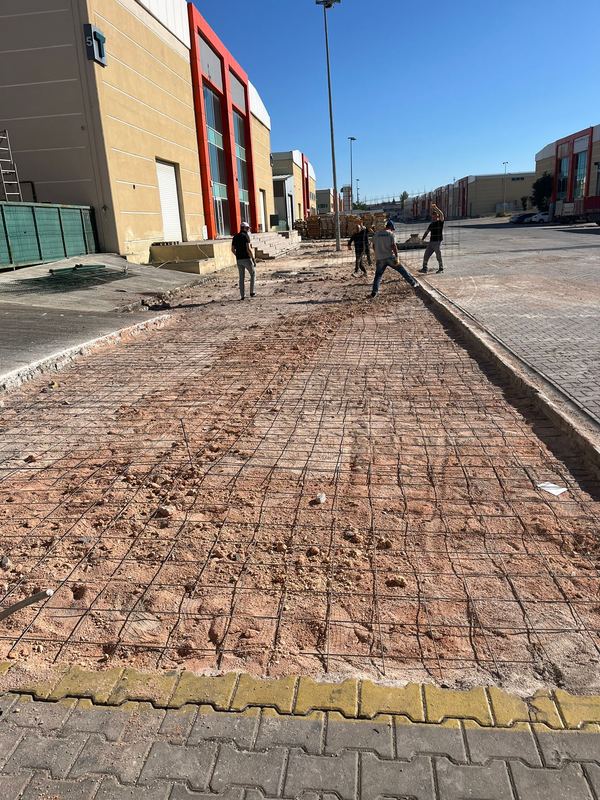 Baskı / desenli beton uygulaması