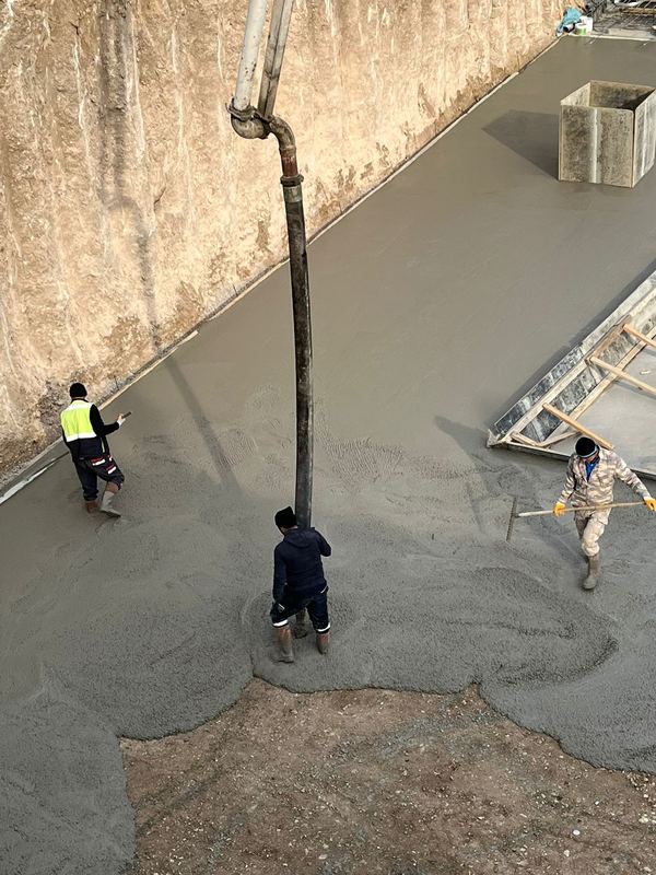 Perdahlı beton yüzey uygulaması