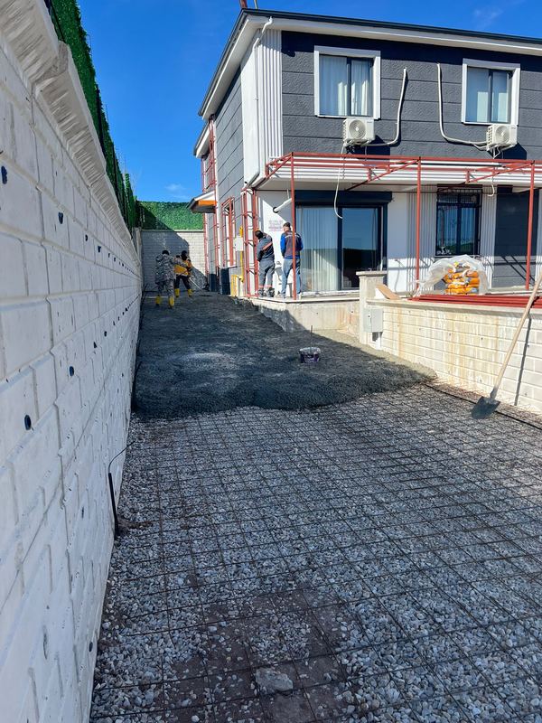 Baskı / desenli beton uygulaması