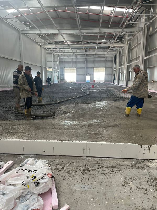 Perdahlı beton yüzey uygulaması